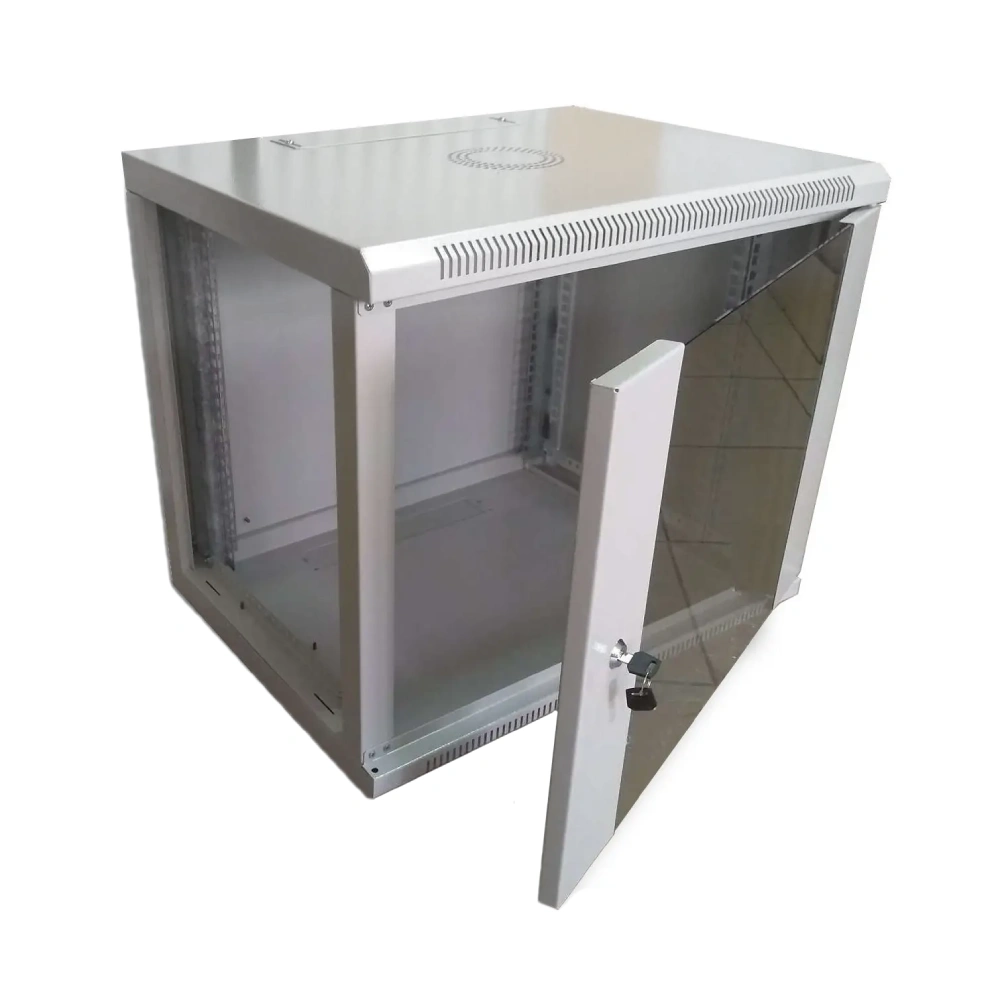 WMNC-9U-FLAT Hypernet Шафа коммутаційна настінна 9U 600x450 розбірна