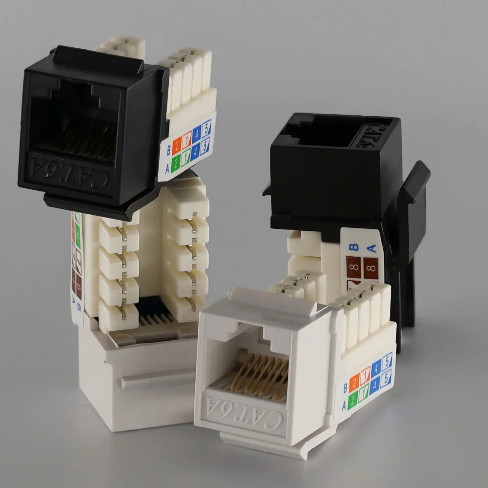 KeyStone RJ45 UTP, кат. 5e, 6, 6a, 110, Slim, W -16.6 мм Модуль