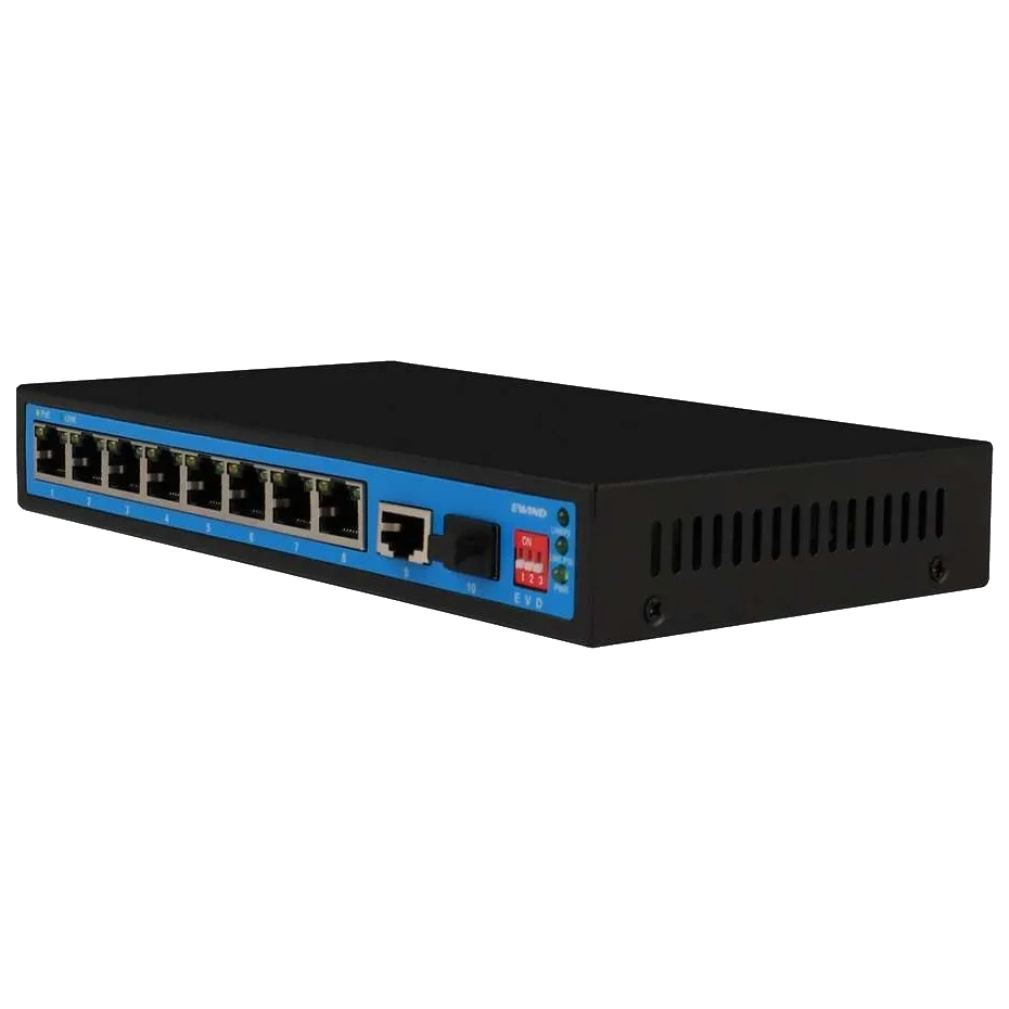 Ewind EW-S1910CFG-DP PoE Комутатор 10 портів некерований