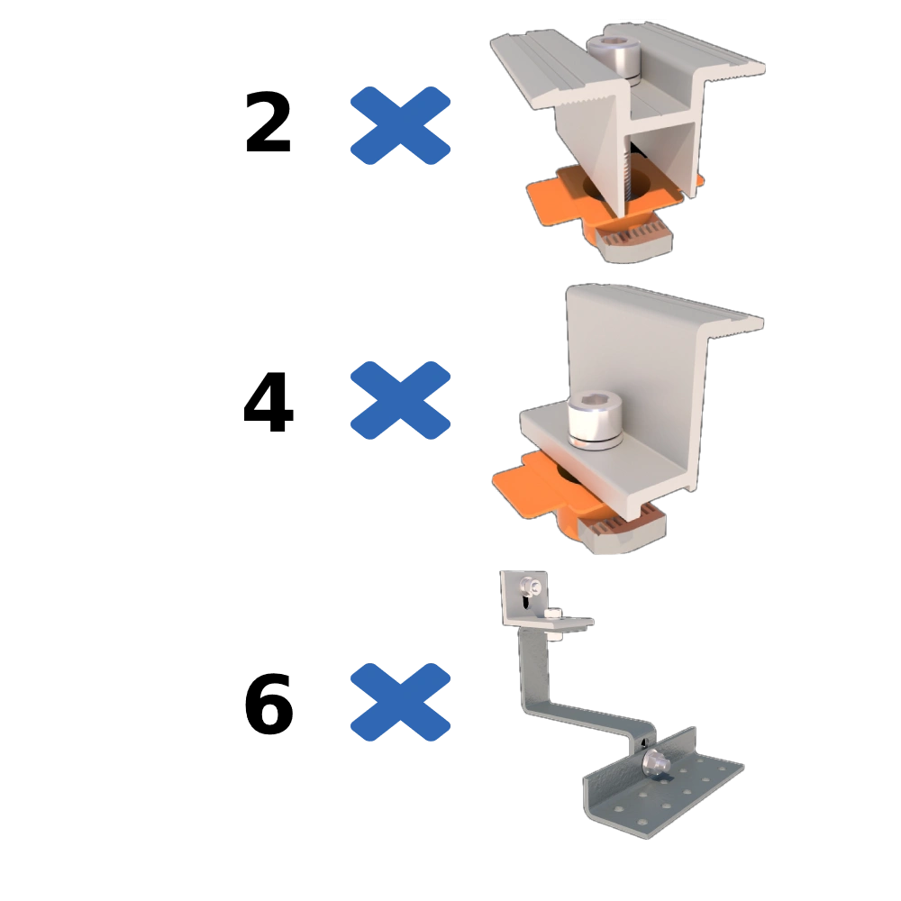 CeramicTile II Комплект кріплень до керамічної черепиці