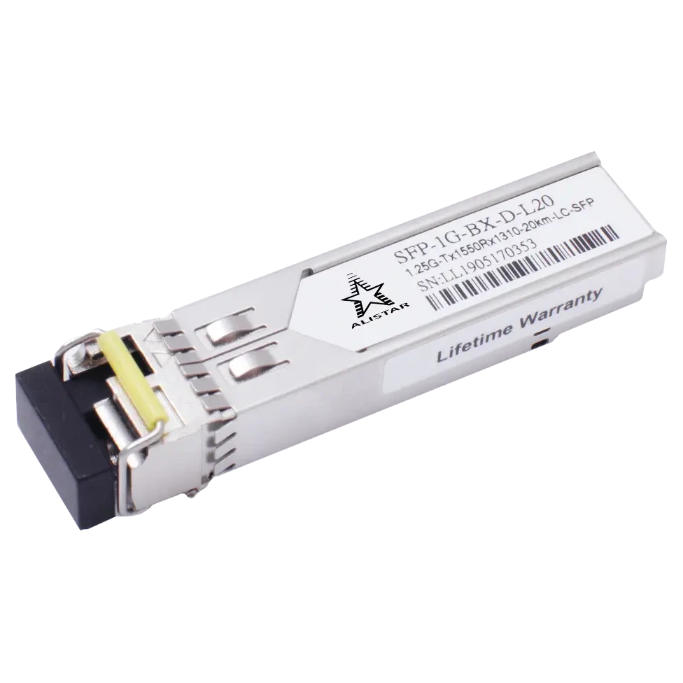 ALISTAR SFP-1G-BX-D-L20 SFP 1G 1SM WDM LC 20KM TX1550/RX1310nm DDM Модуль