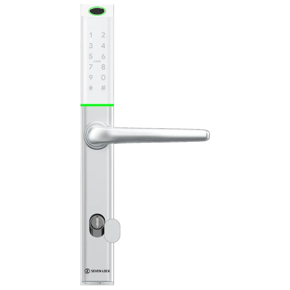 SEVEN LOCK SL-7763BF white Розумний дверний біометричний замок