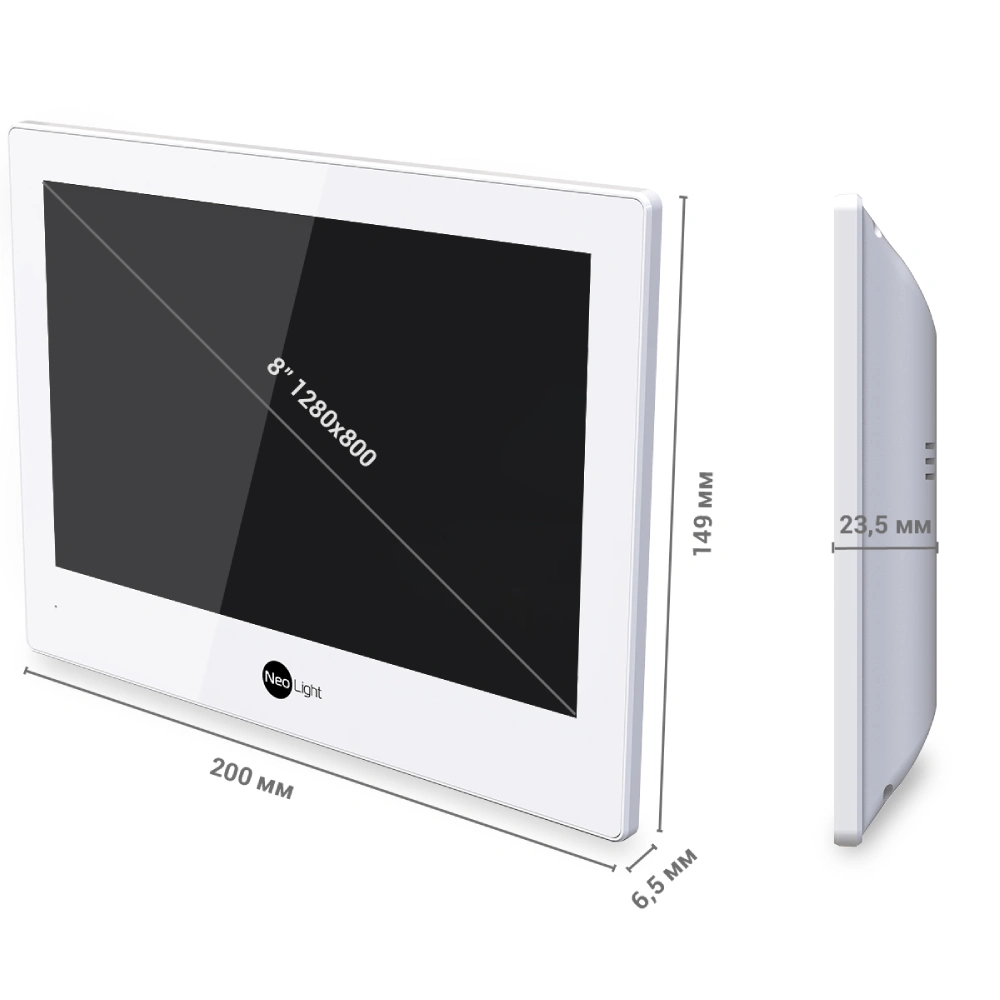 Neolight ALPHA Hybrid white Відеодомофон
