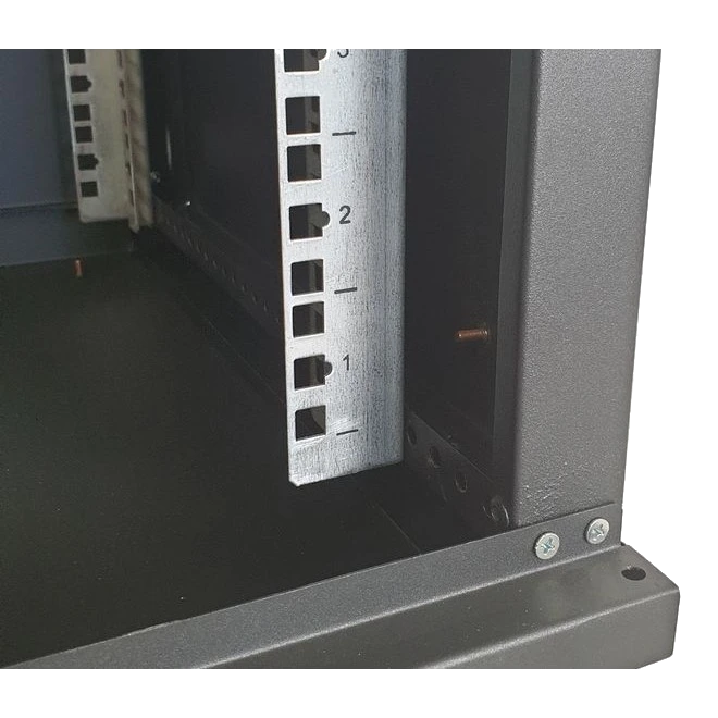 EServer 12U 600х350х637 скло, чорна Шафа