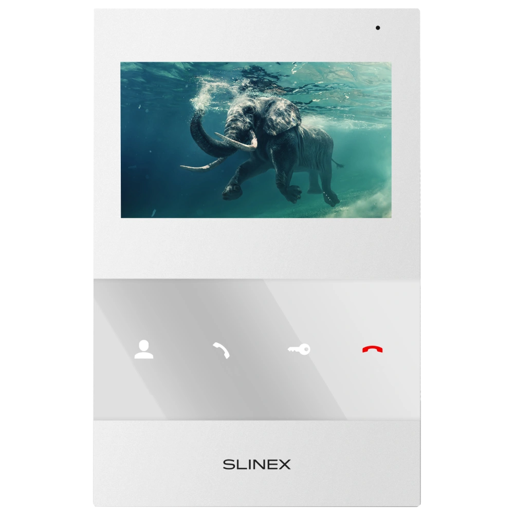 Slinex SQ-04M(White) + ML-16НR(Black) Комплект відеодомофона