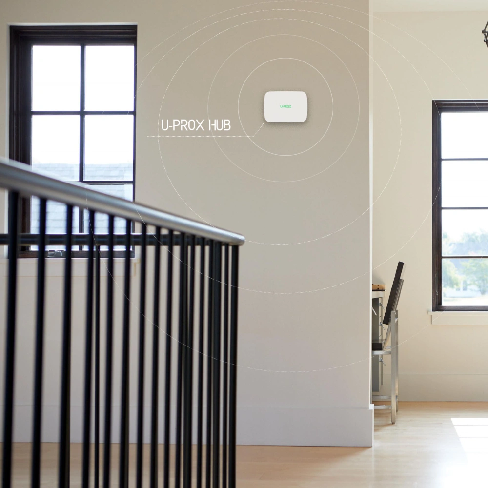 U-Prox MPX L White Бездротова централь системи безпеки з підтримкою фотоверифікації