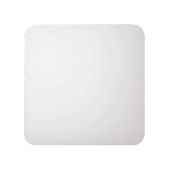Ajax SoloButton (1-gang/2-way) [55] white для одноклавішного чи прохідного вимикача Кнопка