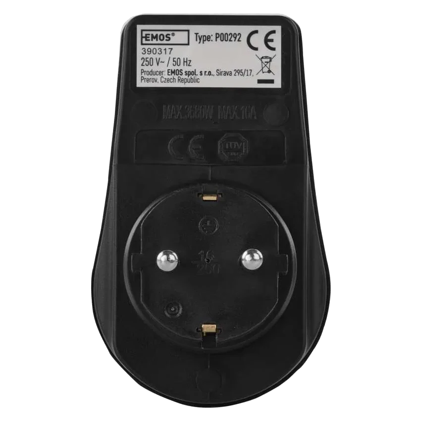 EMOS P00292 16A 250V IP44 Розетка з вимикачем