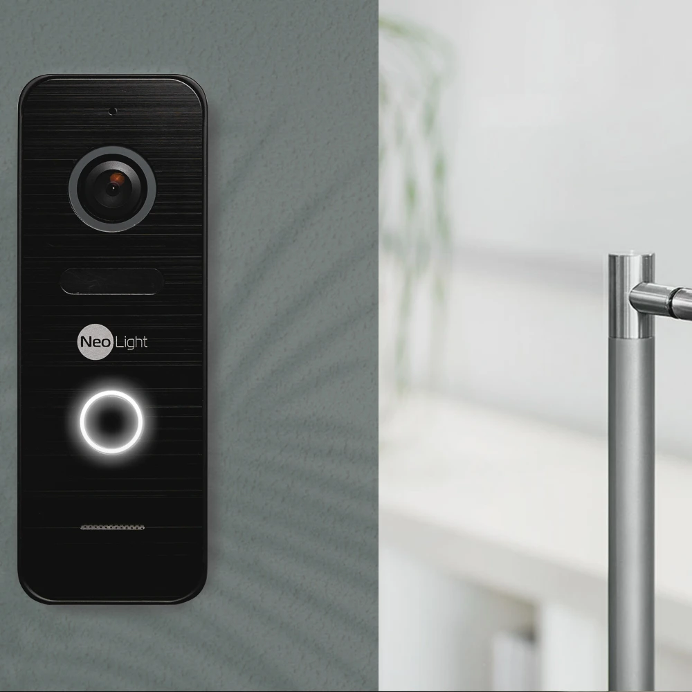 Neolight KAPPA+ HD WF + PRIME FHD Black з кутком Комплект відеодомофону