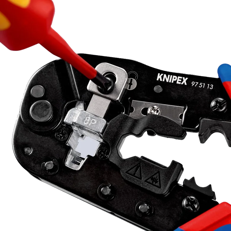 KNIPEX 97 51 13 Western RJ45 Прес-кліщі для штекерів