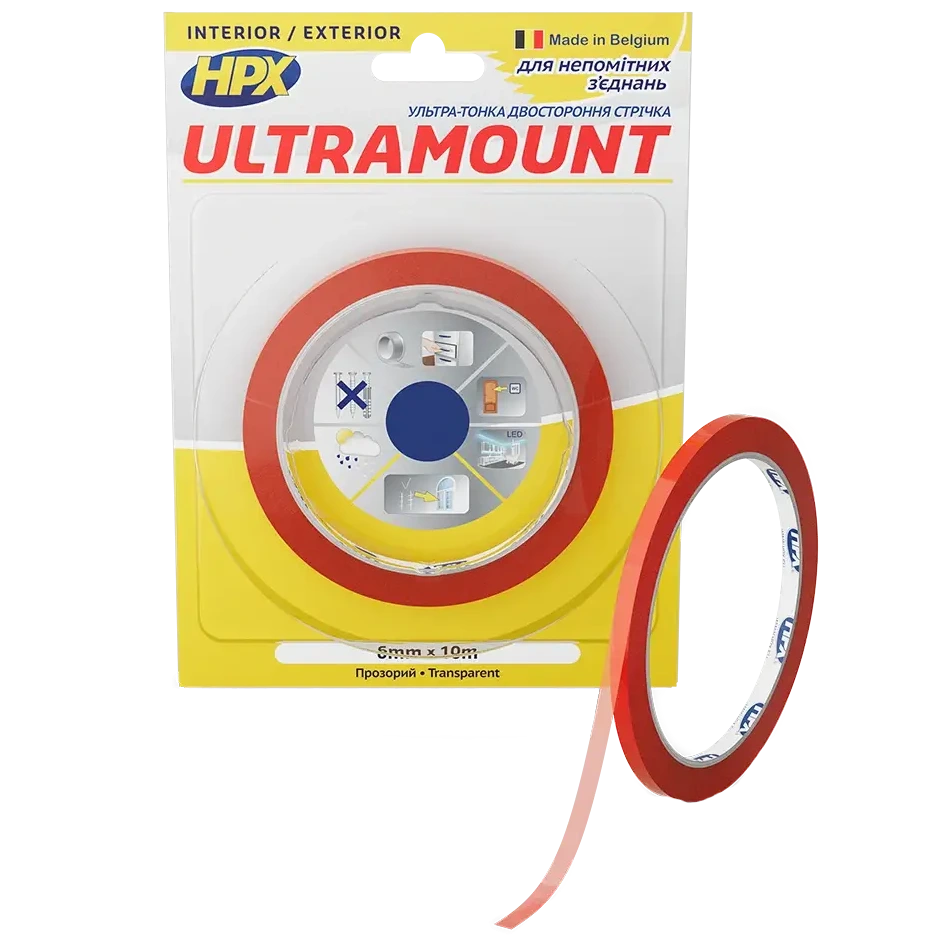 HPX UM0610 ULTRA MOUNT 6мм х 10м Стрічка двохстороння
