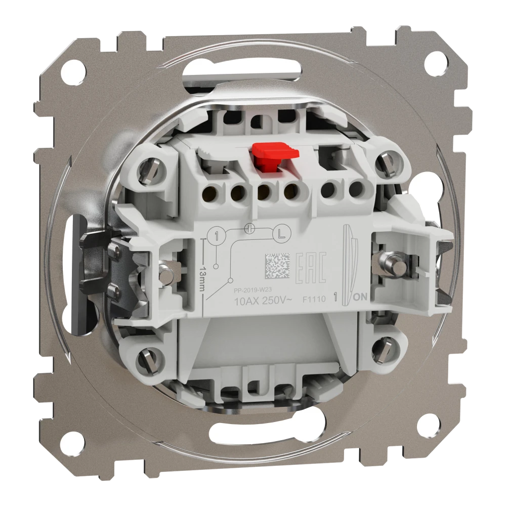 Schneider Electric SDD113101 Sedna Design & Elements 1-клавішний алюміній Вимикач