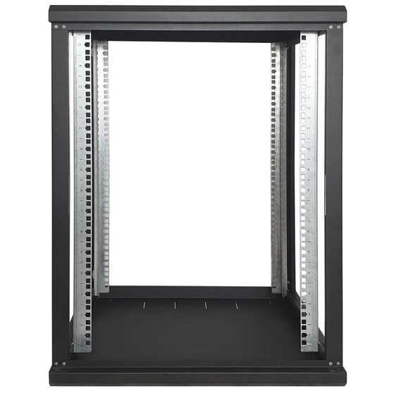 EServer 12U 600х600х637 скло, чорна Шафа