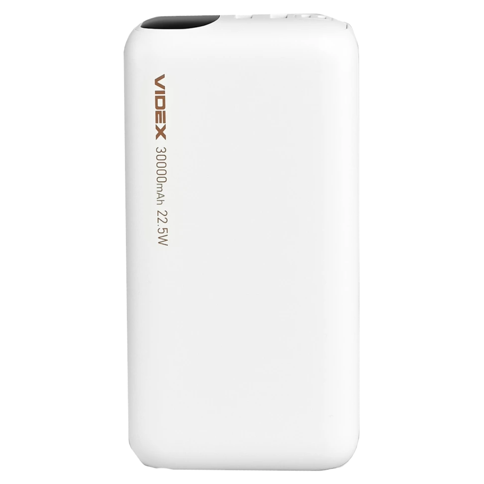 VIDEX VPB-297 22.5W White 30000mAh Повербанк