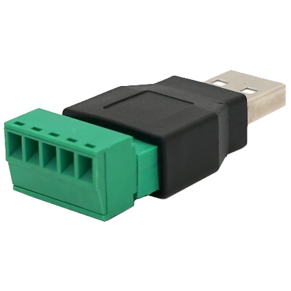 USB (5 контактів) з клемами під кабель Роз'єм