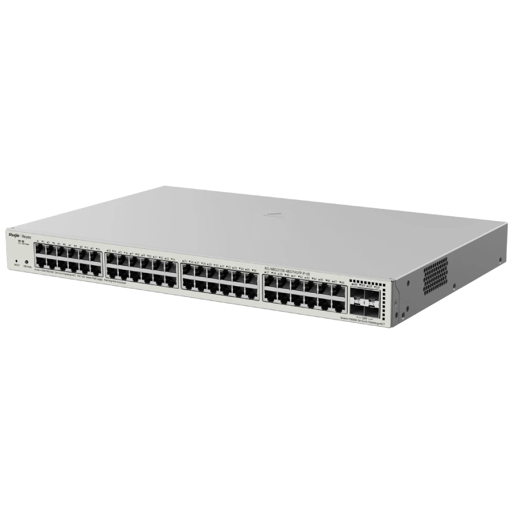 Ruijie Reyee RG-NBS3100-48GT4SFP-P-V2 Комутатор 48 портів керований