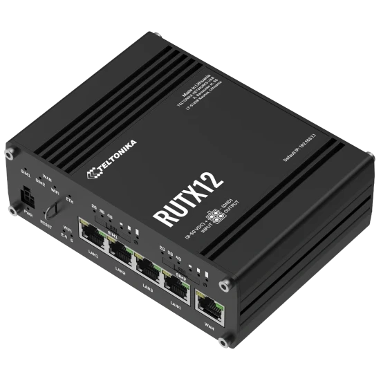 Teltonika RUTX12 Промисловий стільниковий маршрутизатор