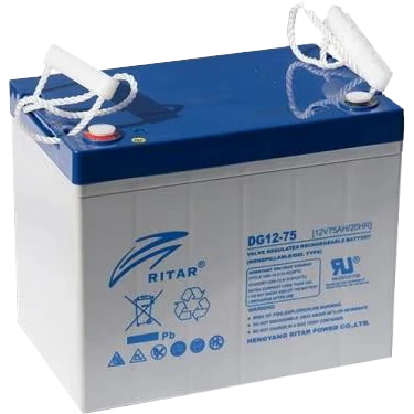 RITAR DG12-75 12V 75Ah Аккумуляторная батарея