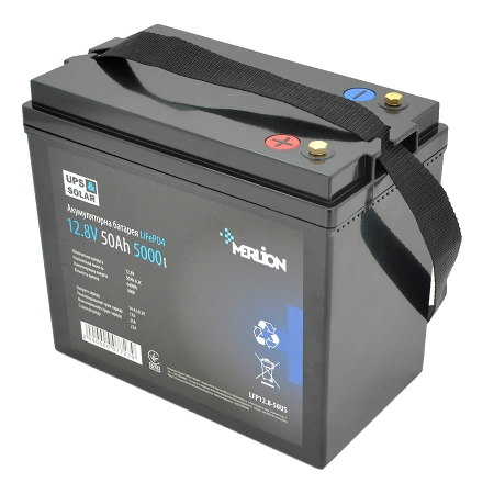Merlion LiFePO4 12.8V 50AH Акумуляторна батарея