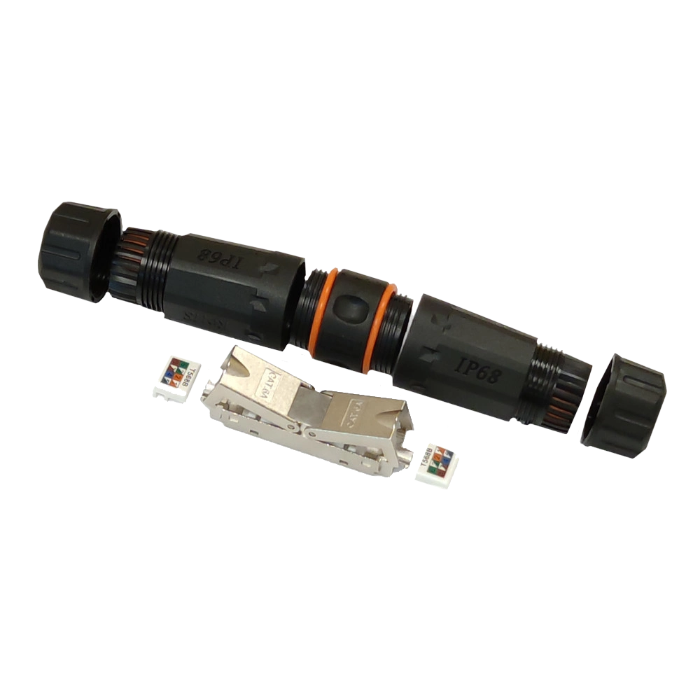 STP IP68 Водонепроникний з'єднувач для витої пари, кат. 6a