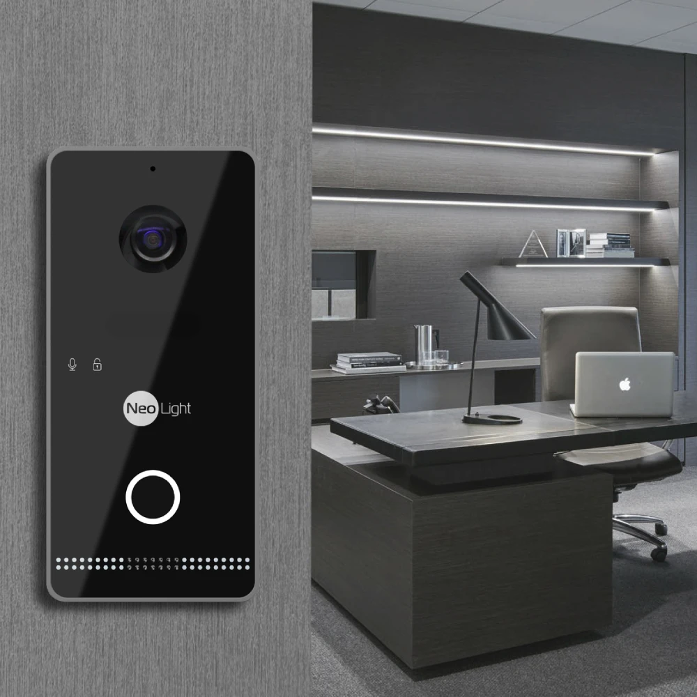 Neolight ALPHA Hybrid + OPTIMA IPW Black Комплект відеодомофону