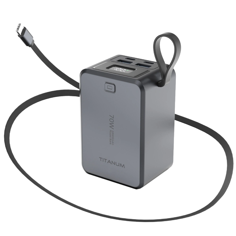 TITANUM TPB-WP049 PD70W Grey 20000mAh Повербанк