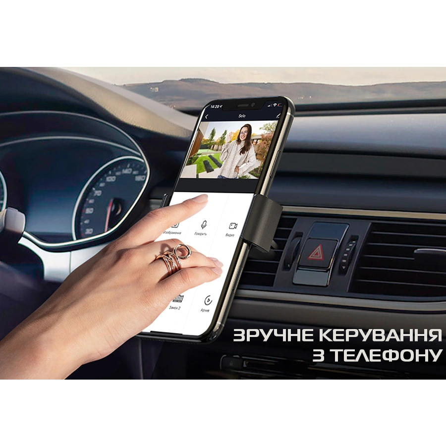 Neolight ALPHA Hybrid + SOLO FHD Graphite Комплект відеодомофону