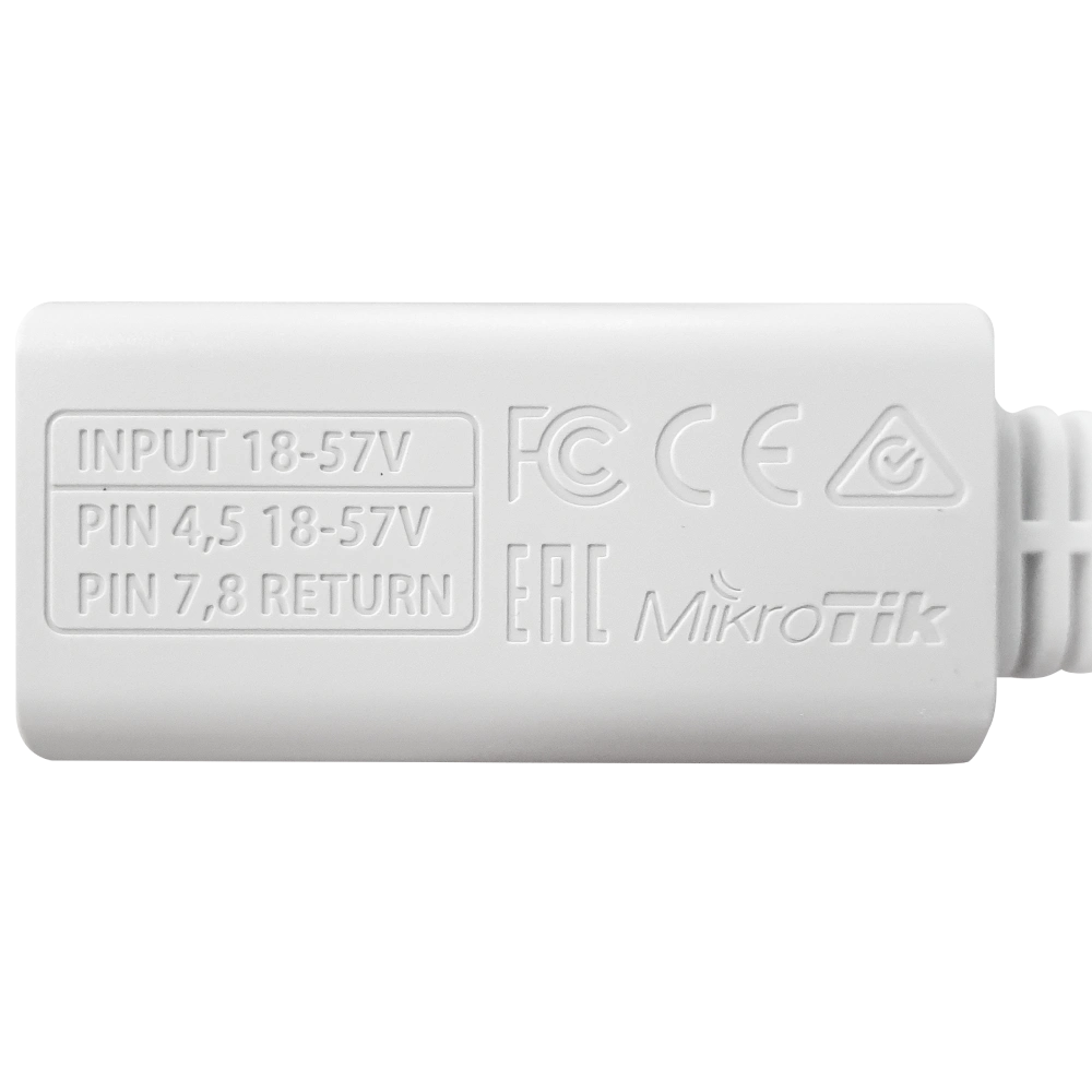 MikroTik RBGPOE для продуктів Gigabit LAN PoE інжектор