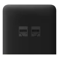 Ajax SideCover (LAN) vertical Black Фронтальна панель