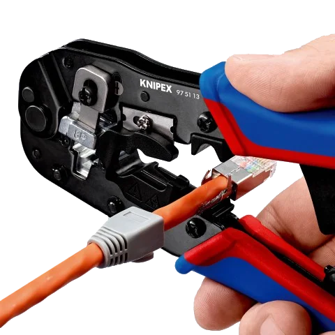 KNIPEX 97 51 13 Western RJ45 Прес-кліщі для штекерів
