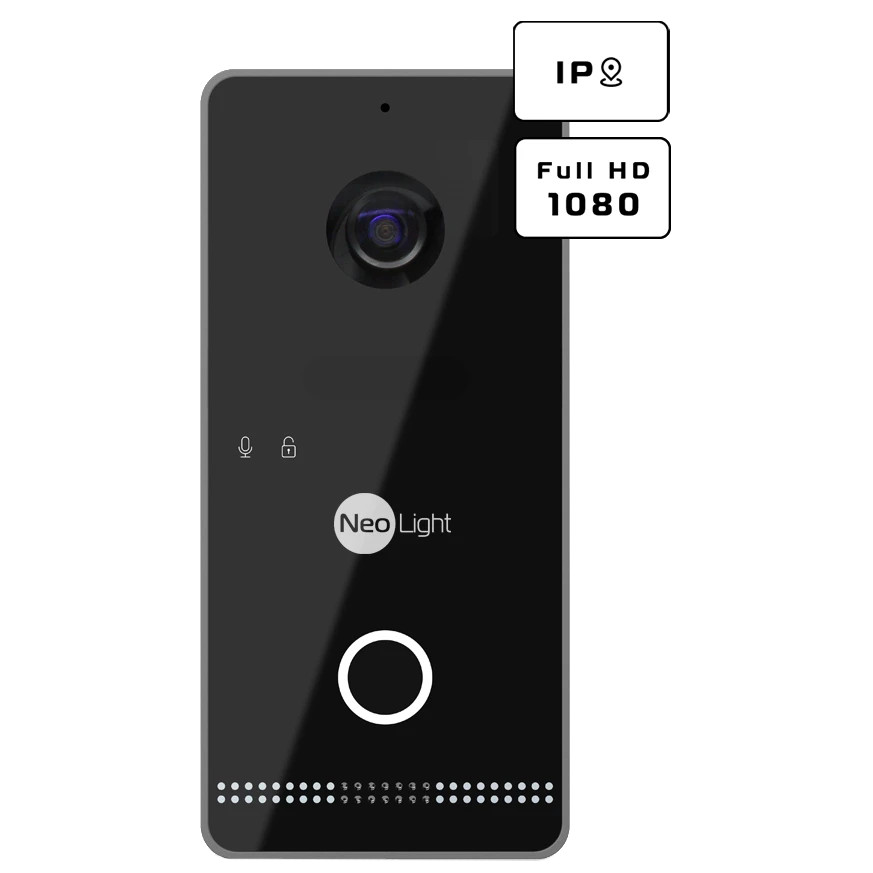 Neolight ALPHA Hybrid + OPTIMA IPW Black Комплект відеодомофону