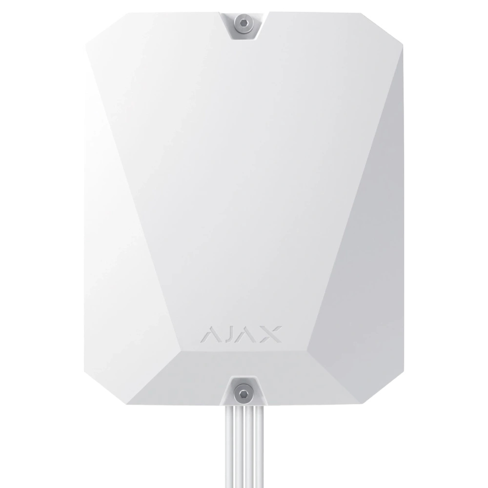 Дротова охоронна централь Ajax Superior Hub Hybrid (4G) white Fibra