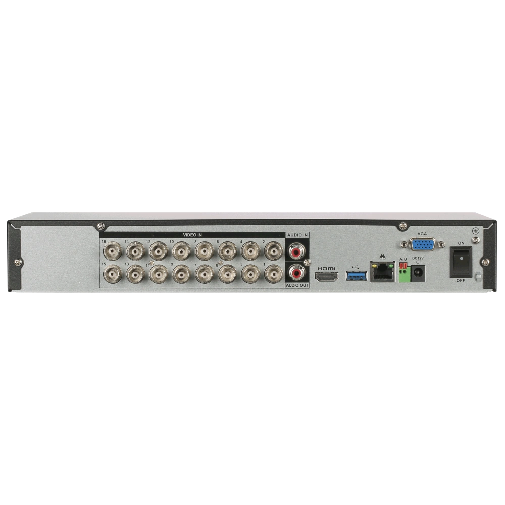 DH-XVR5116H-4KL-I3 16-канальний Penta-brid 4K-N/5MP WizSense Відеореєстратор Dahua