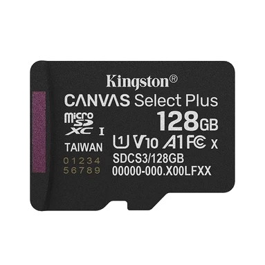 Kingston microSD128GB C10 UHS-I A1 V10 R150MB/s Карта пам'яті