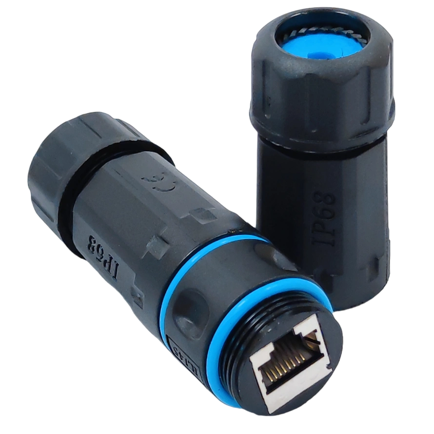 RJ45-RJ45 STP Водонепроникний з'єднувач IP68 кат. 6