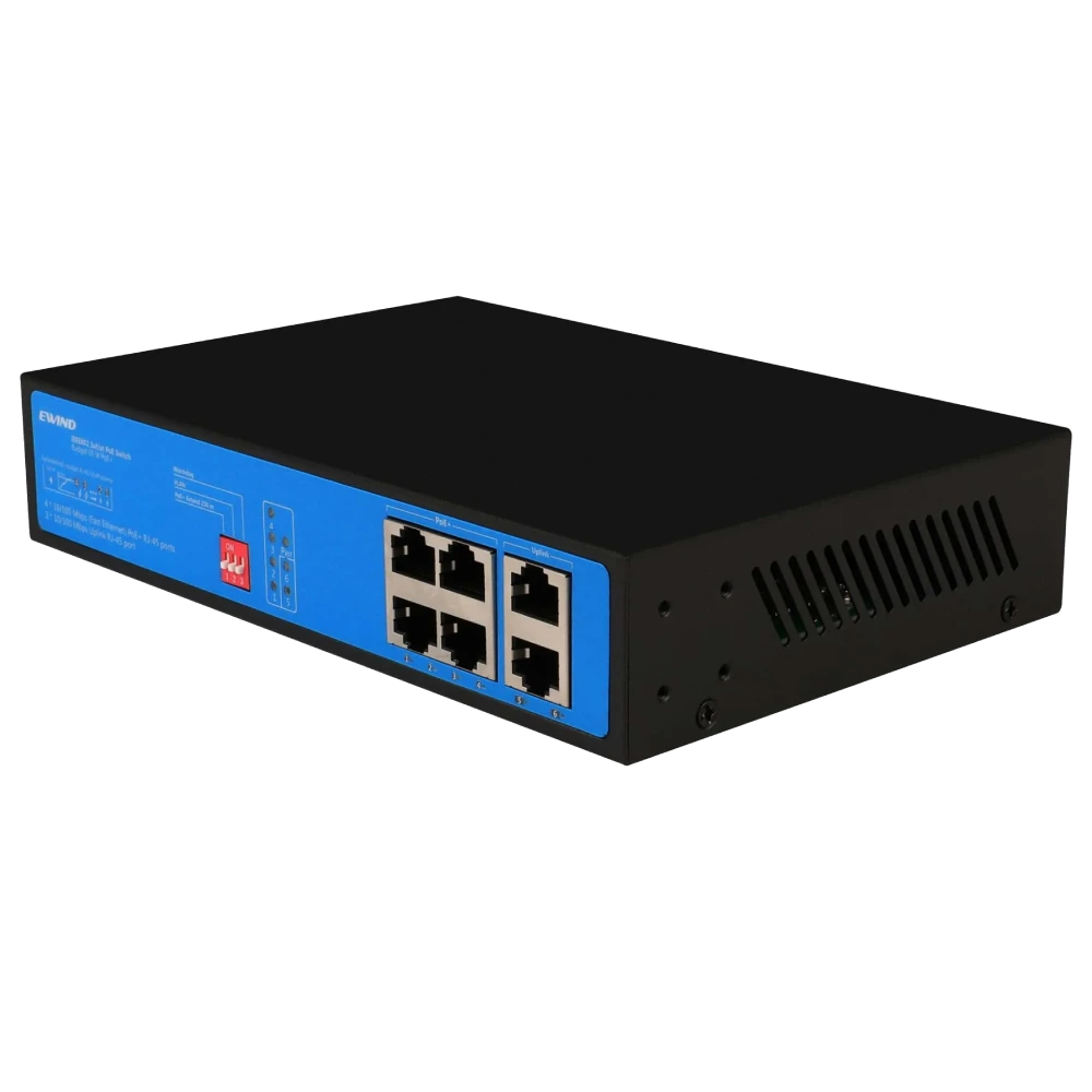 Ewind EW-S1906CF-AP POE Комутатор 6 портів некерований