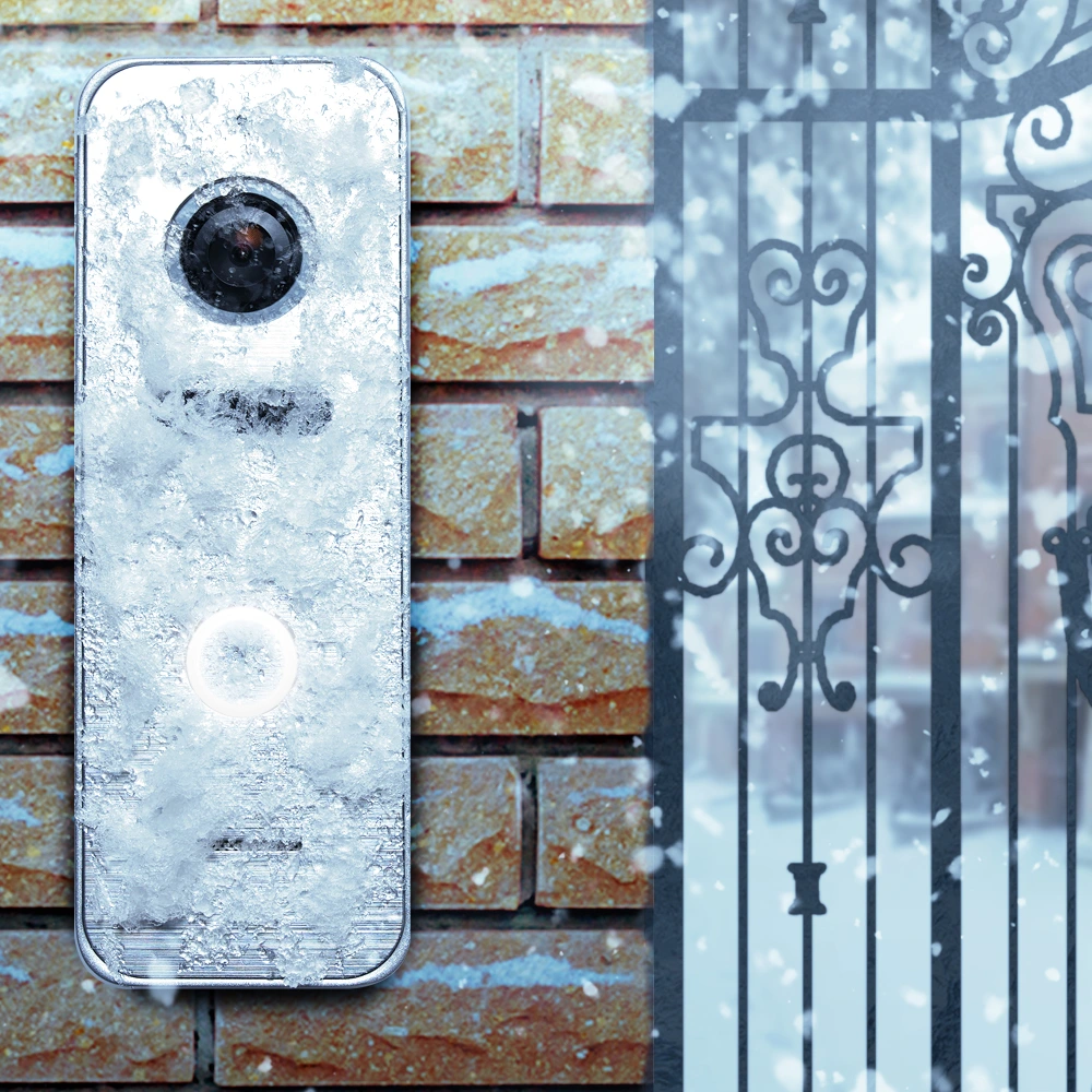 Neolight ALPHA Hybrid + PRIME FHD Silver з кутком Комплект відеодомофону