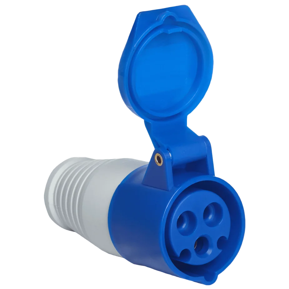 UEA 213 16А 220В 2Р+Е IP44 Розетка переносна