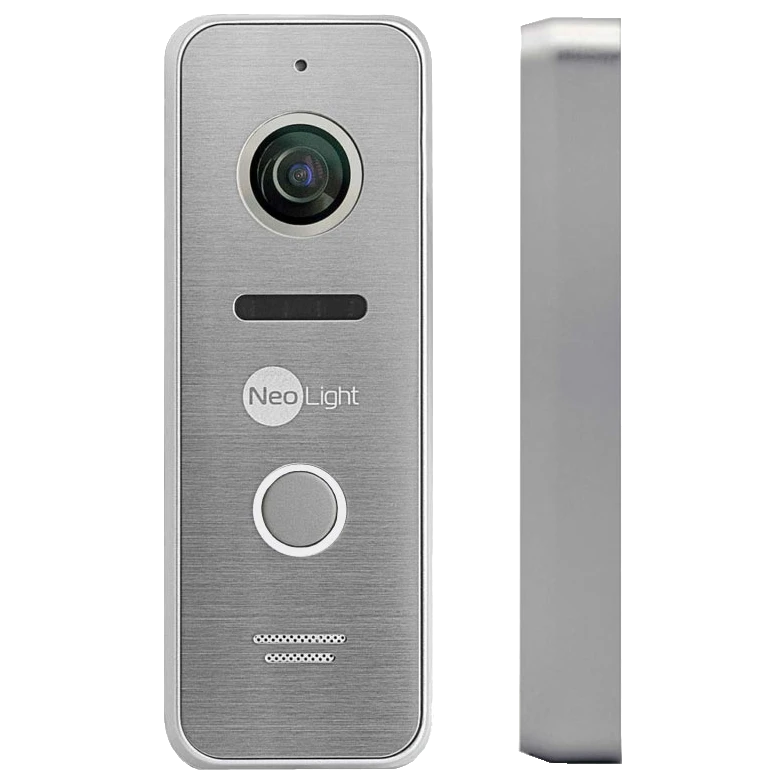Neolight ALPHA Hybrid + PRIME FHD Silver з кутком Комплект відеодомофону