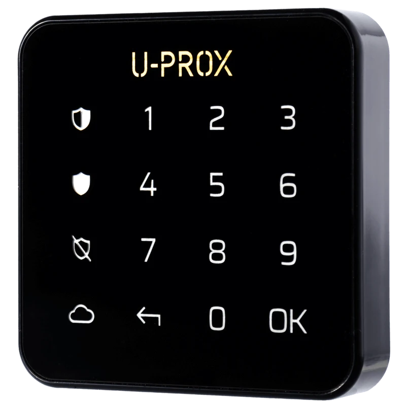 U-Prox Keypad G1 Black Бездротова сенсорна клавіатура для однієї групи