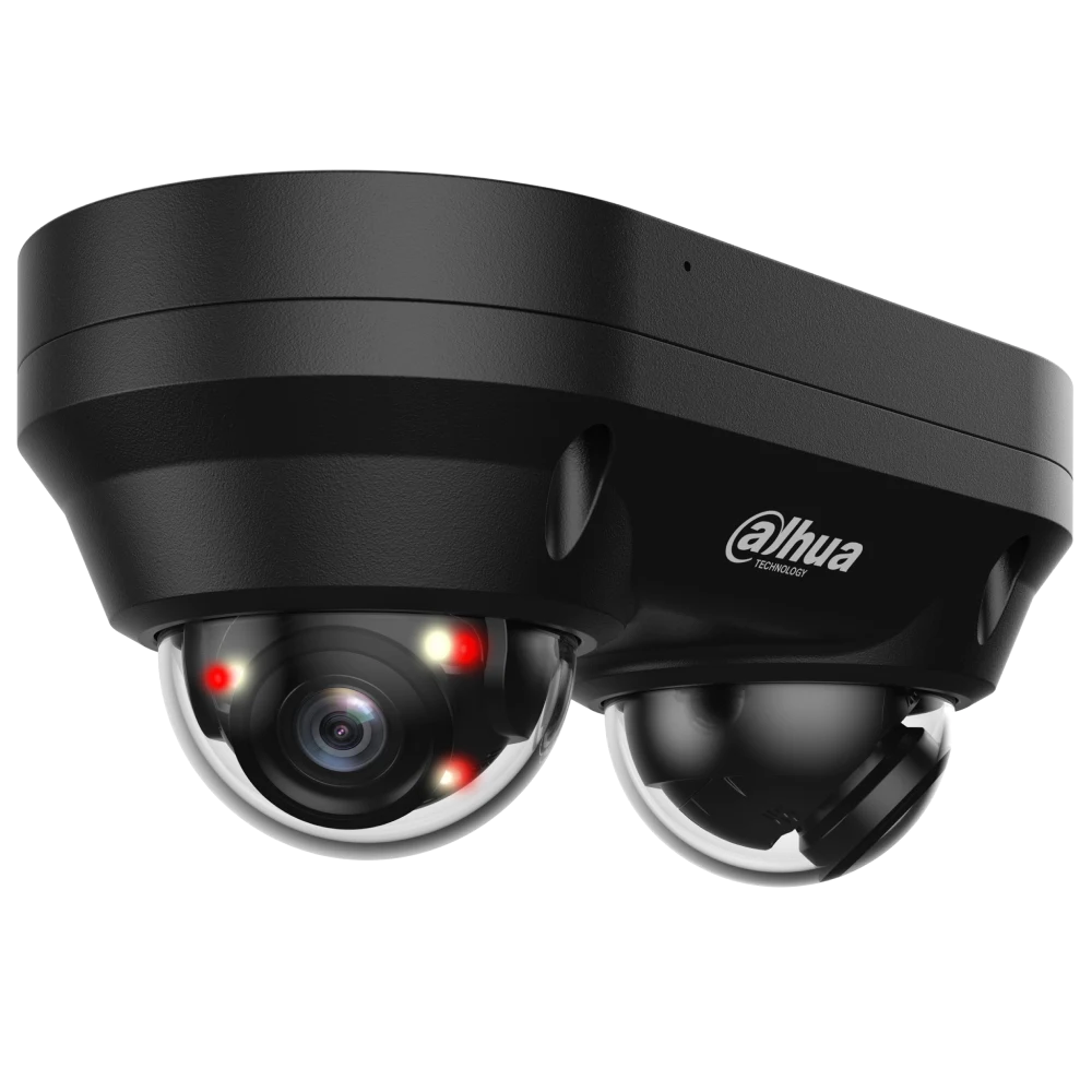 DH-IPC-HDBW2449F-AS-E2-IL-Black 2x4МП IP відеокамера Dahua