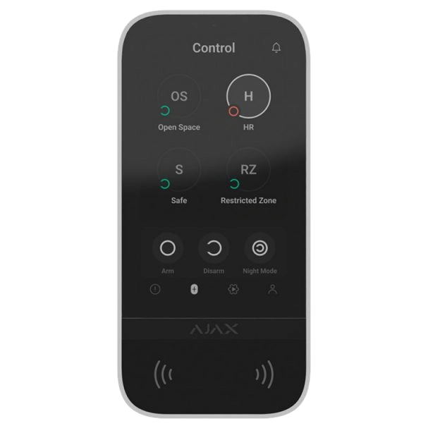Ajax KeyPad TouchScreen (8EU) white Клавіатура