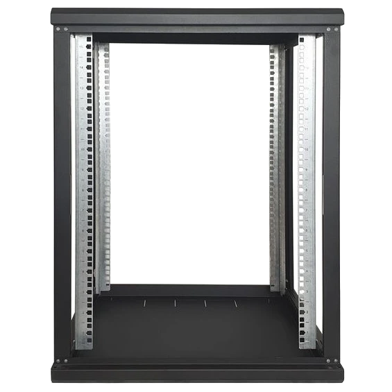 EServer 12U 600х350х637 скло, чорна Шафа