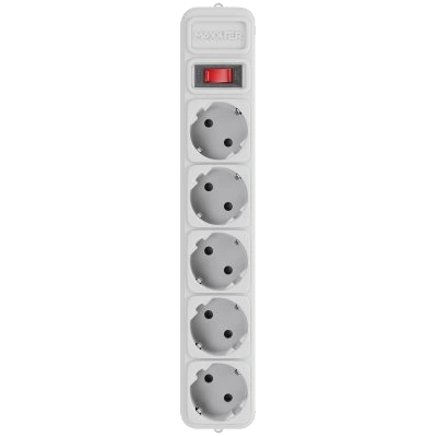 Maxxter SPM5-G-15G Мережевий фільтр 4.5 м кабель 5 розеток