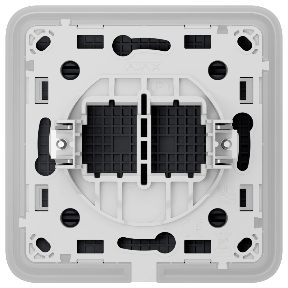 Ajax CenterCover (CP) graphite Фронтальна панель