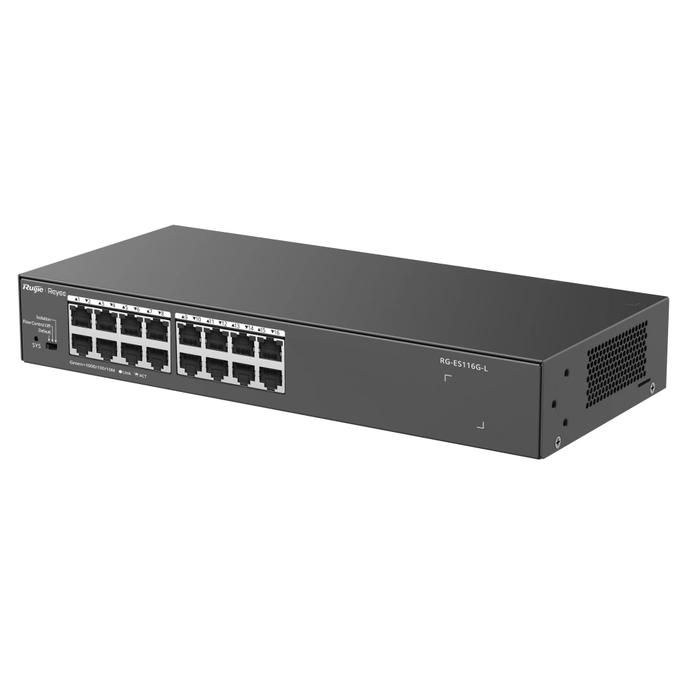Ruijie Reyee RG-ES116G-L Комутатор 16 портів некерований