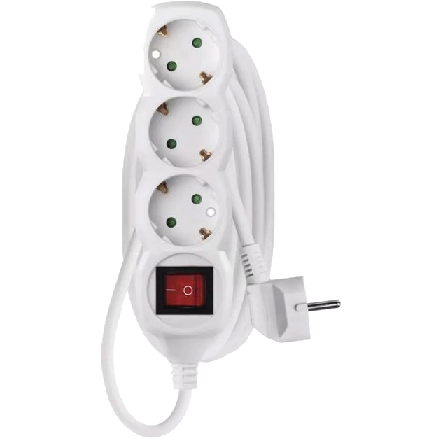EMOS P1325R 3 розетки 5 м Мережевий подовжувач