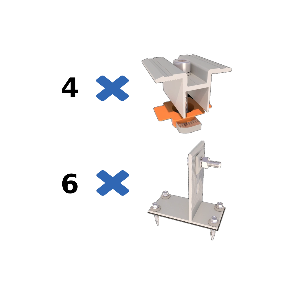 Bitum IV до бітумної черепиці Комплект кріплень Kritper