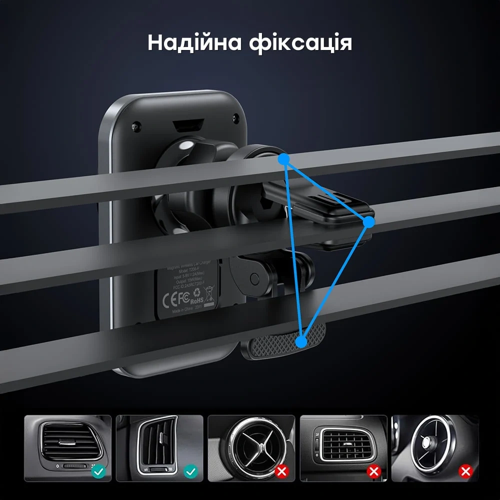 Choetech T206-F Black Автомобільний зарядний пристрій