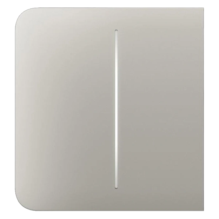 Ajax SideButton (2-gang) oyster Бічна кнопка для двоклавішного вимикача